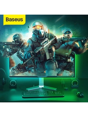 Renas Store Baseus Game Light Rgb 5050 Esnek Oyuncu Pc LED Şerit Işık 5W15 M-(5775)