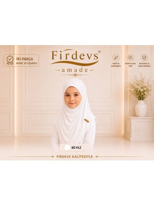 Firdevs Çocuk Eşarp & Boru Boneli