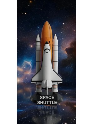 Decorius Uzay Mekiği Maket Figür – Nasa Roket Dekoratif Biblo - Koleksiyon Uzay Gemisi