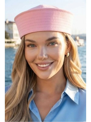 Tezzgelsin Kadın Sailor Denizci Kaptan Şapkası Retro Marin Model Siperliksiz Şapka