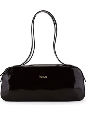 Tamer Tanca Kadın Hakiki Deri Kahverengi Rugan Kol Çantası 1178 4013 Bn Cnt Y26 Kahve Krsk Rgn