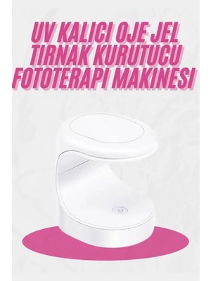 Laraheiser Kalıcı Oje Kurutucu Mini Uv Işınlı Taşınabilir Hızlı ve Pratik Oje Kurutucu