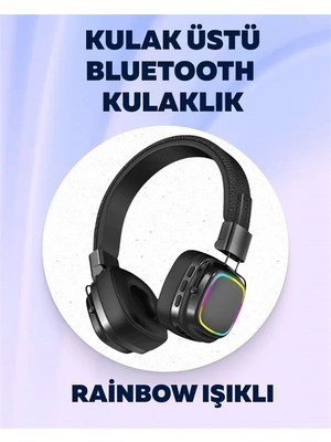 Ruhes Yüksek Ses Kaliteli Kablosuz Kulak Üstü Kulaklık – Bt 5.3