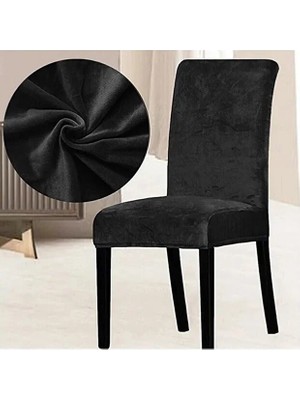 Arife Home Kadife Likralı Sandalye Örtüsü Sandalye Kılıfı 1 Adet