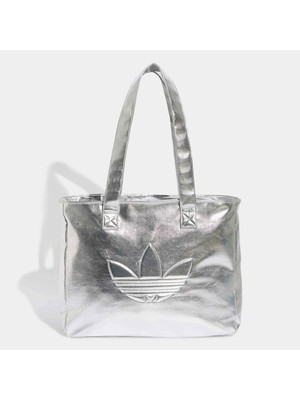 Adidas Shopper Metallic Pu Kadın Gri Omuz Çantası (KR1566)
