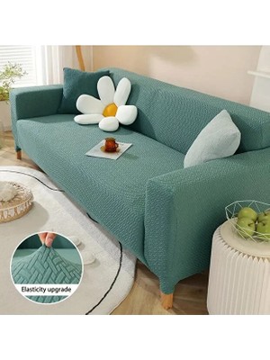 Arife Home Koltuk Örtüsü Tuğla Desen Koltuk Kılıfı Esnek Yıkanabilir 3 Kişilik Bir Adet Sofa Cover