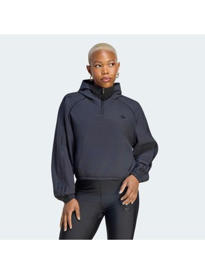 Adidas Originals Sport Coverup Kadın Siyah Sweatshirt (KU3700)