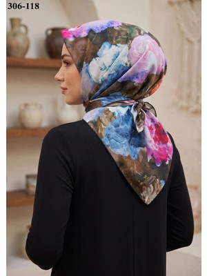 Sharell Desenli Soft Pamuk Eşarp 306-118