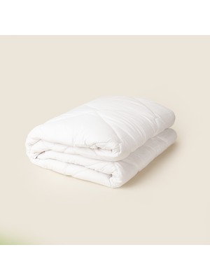 Evidea Soft Çift Kişilik Microfiber Yorgan - Beyaz - 195X215 cm