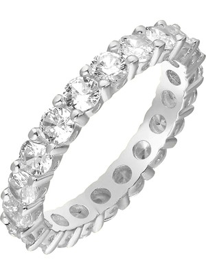 Eva Pırlanta Zirkon Tamtur Yüzük 718859 Silver