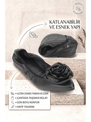 Bezos Virelle Kadın Babet Ayakkabı