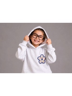 Ozzy Kids Kız Çocuk Kapüşonlu Kot Etekli Elbise