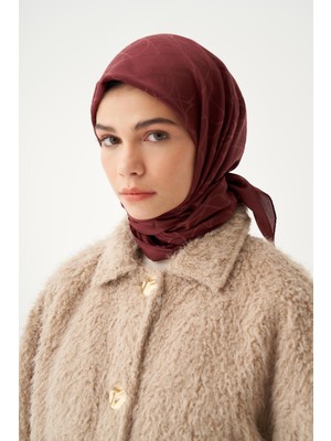 Allday  Bordo Ipek Eşarp
