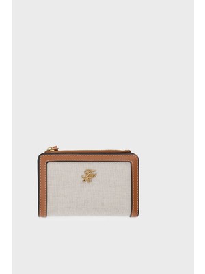Tommy Hilfiger Kanvas Katlanır Cüzdan Kadın Cüzdan AW0AW18706 Gb8