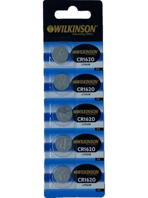 Mossem Wılkınson 1620 3V Lityum Düğme Pil 5'li Paket