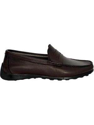 Kemal Tanca 887 2556 Erkrk Hakiki Deri Loafer Ayakkabı