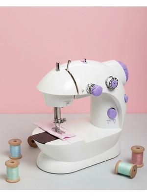 Mossem Elektrikli Mini Dikiş Makinesi Pratik Ev Yardımcısı