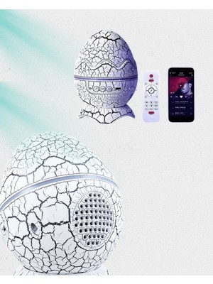 Mossem Dinozor Yumurtası Tasarımlı Projektörlü Gece Lambası