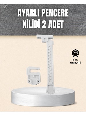 Mossem Kolay Montajlı Pencere Açılma Sınırlayıcı 2’li Set