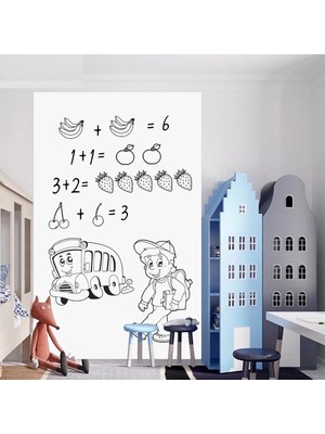 Mossem Yapışkanlı Beyaz Yazı Tahtası
