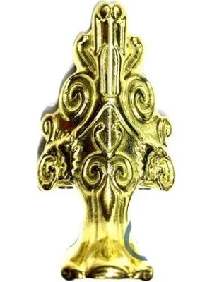 Mossem Lükens Sandık Ayağı, Kutu Ayak 4 cm - Sarı, 50 Adet