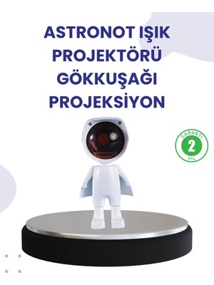 Mossem Dekoratif Gün Batımı Işığı – Astronot Figürlü
