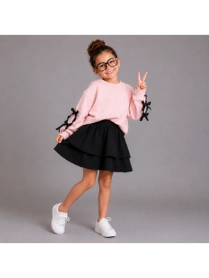 Ozzy Kids Kız Çocuk Sweatshirt & Etek Takım