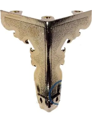 Mossem Kelebek Ahşap, Sunta Sandık Ayağı, Kutu Ayak 5,5 cm - Sarı