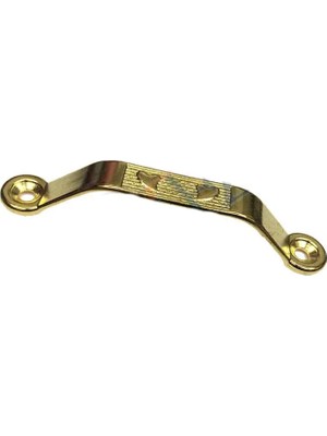 Mossem Dekoratif Zamak Kulp Dıştan - 64MM, Sarı, 100 Adet
