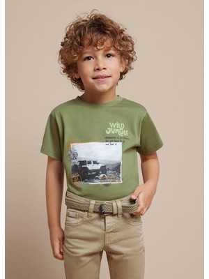 Benetton Mayoral Erkek Çocuk Yeşil T-Shirt 03010
