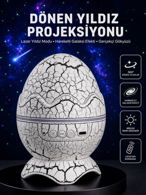 Tech Butiq Dinazor Yumurta Gece Lambası