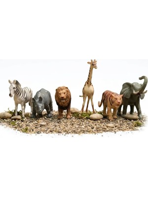 İleri Toys Büyük Boy Vahşi Hayvanlar Seti (8 Inç)