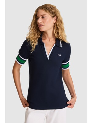 U.s. Polo Assn. Kadın Lacivert Tişört 50323543-VR033