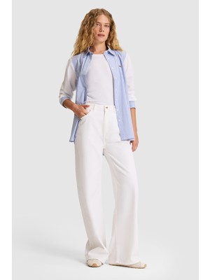 U.s. Polo Assn. Kadın Ekru Pantolon (Jean) 50321418-VR019