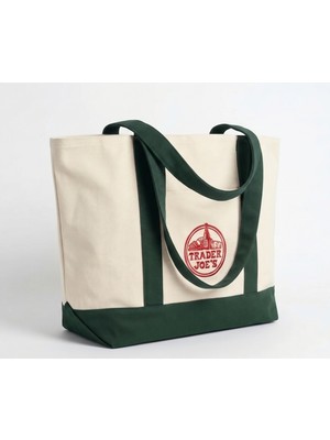 Trader Joe's Pamuklu Tote Çanta
