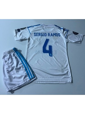 R.e.a.l M.a.d.r.i.d 2018 Şampiyonlar Finali Sergio Ramos Çocuk Forması 2 Li Set