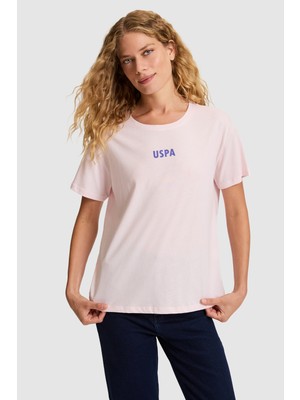 U.s. Polo Assn. Kadın Açık Pembe Tişört 50323530-VR078
