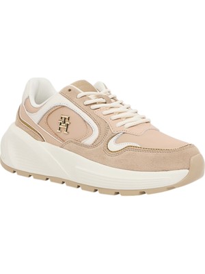 Tommy Hilfiger Fw Ivy 4c Deri Platform Kadın Sneaker Misty Blush XW0XW05625
