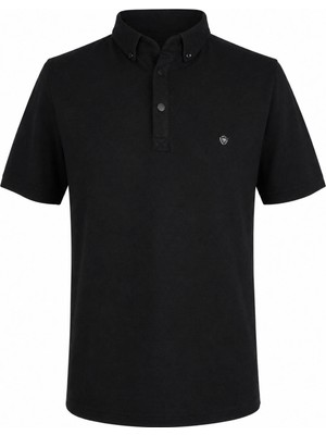 Trender 4022 Siyah Erkek Polo Yaka T-Shirt 26YSL2000010