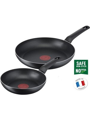 Brf Store Yavuzsell Tefal Titanyum 1x Simplecook Difüzyon Tabanlı 20/26 cm 2'li Tava Seti - 2100126824