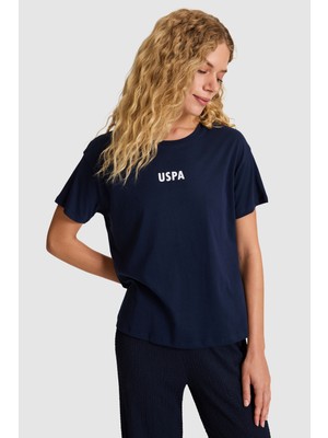 U.s. Polo Assn. Kadın Lacivert Tişört 50323530-VR033