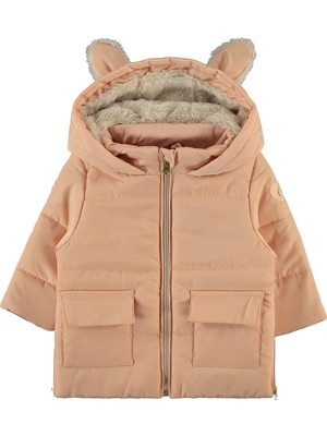 Civil Baby Pelüş Kulaklı 6-18 Ay Mont - Pudra