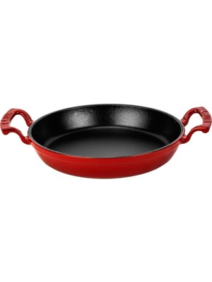 Brf Store Yavuzsell Lava Metal Lv Y Tv 20 Shn R Döküm Yuvarlak Sahan, 20 Cm, Kırmızı