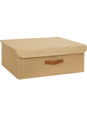 Brf Store Yavuzsell Ocean Home Textile Jüt Kapaklı Kutu 48 x 40 x 19 cm