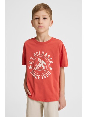 U.s. Polo Assn. Erkek Çocuk Kiremit Tişört 50327009-VR031
