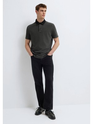 Mavi Denim Yaka Detaylı Antrasit Polo Tişört 0613659-900
