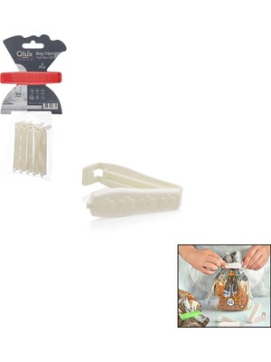 sbodurhome 5'li Poşet Klipsi Seti - Plastik - Poşet Kapatıcı