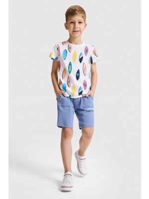U.s. Polo Assn. Erkek Çocuk Indigo Şort (Örme) 50327054-VR028
