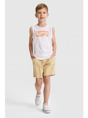 U.s. Polo Assn. Erkek Çocuk Bej Şort (Örme) 50327054-VR011