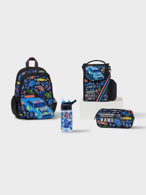 Smiggle Playtime 4'lü Car Okul Çanta Set ( Çanta Suluk Beslenme Cantası Kalemlik )
